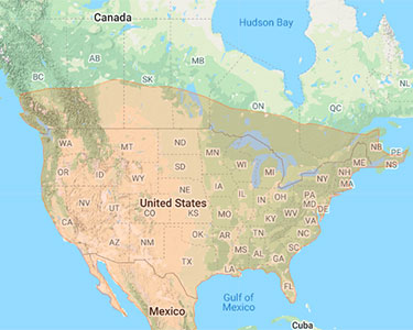 turkey-vulture range map